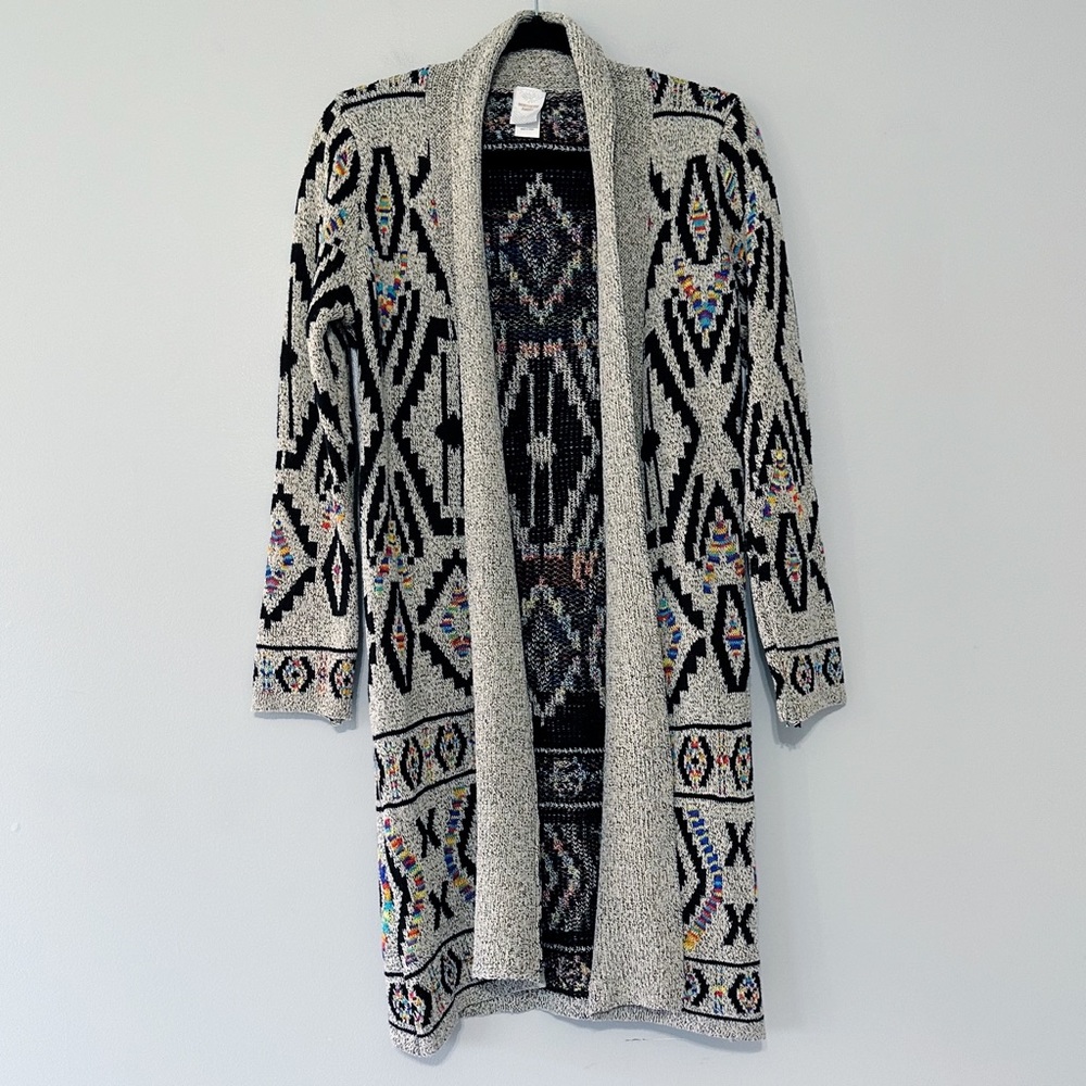 Northern Angel Aztec Print Longline Western‎ Cardigan